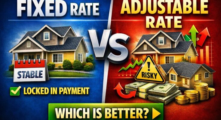 Fixed vs. Adjustable‑Rate Mortgages
